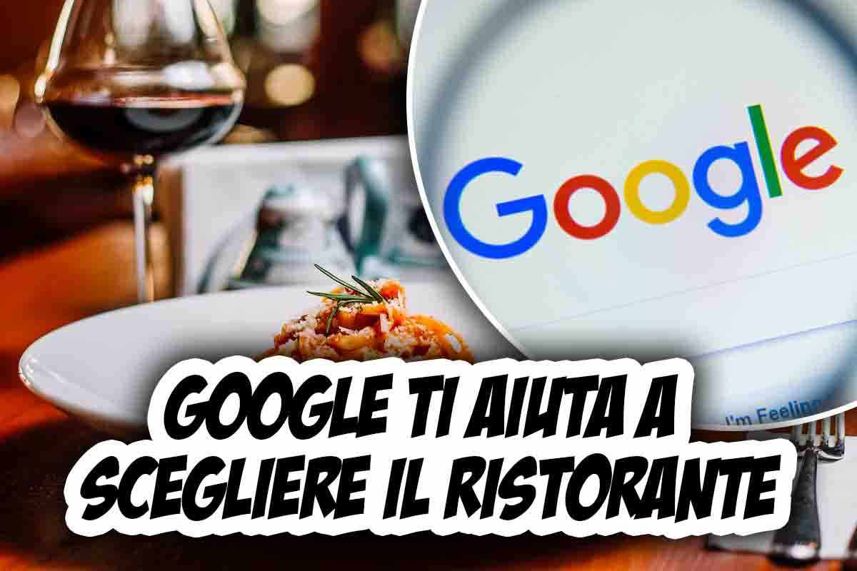 google ricerca ristorante